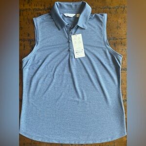 NWT Walter Hagen Women’s Sleeveless Golf Polo, Size Large.